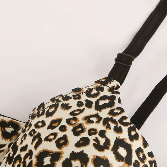 SEXY Leopard Push Up Underwire Bra *NEW* - Picture 5 of 6